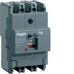 HDA160L - Disjuntor x160 TM 3P-3D 160A 18kA HAGER EAN:3250613136611