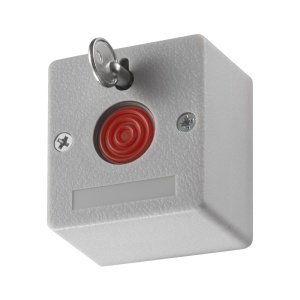 Hikvision - Botão de pânico com fio - Caixa em ABS resistente ao fogo - Modo de ligação NO/NC