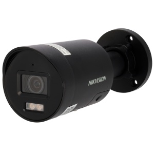 Hikvision - Bullet Camera IP Pro - Résolution 4 mégapixels (2688x1520) - 2,8 mm Lens | ColorVu | Microphone et houblon - Lumière hybride 40 m | Capture du visage - Détection de mouvement 2.0 | ACUSENSE | Noir