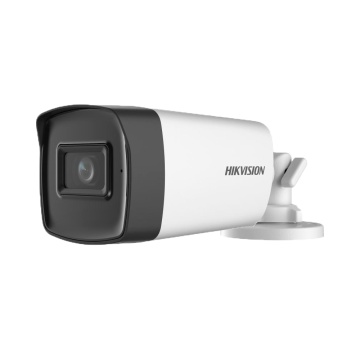 Hikvision - Bullet Chamber 4en1 Gama Valeur - Résolution 5 mégapixels (2560x1944) - 2,8 mm lentille - plage IR 40 m | IP67 Imperping - Audio coaxial | Microphone intégré