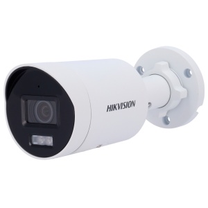 Hikvision - Câmara Bullet IP da gama PRO - Resolução 8 Megapixel | Powered by DarkFighter - Lente 2.8 mm | Microfone integrado | PoE - Gama IR 40 m | deteção de movimento 2.0 - AcuSense | Reconhecimento Facial | IP67