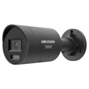 Hikvision | Câmara Bullet IP gama PRO - 4 Megapíxel | Duas lentes numa 2.8/4 mm - Luz híbrida 40 m | Microfone duplo em matriz - Deteção de movimento 2.0 | AcuSense - Face Capture | PoE+ | MicroSD 512 GB - IP67 | NEMA 4X | Cor Preto