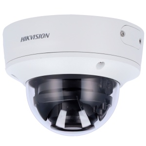 Hikvision - Câmara Dome IP da gama PRO - Resolução 6 Megapixel (3200x1800) - Lente varifocal motorizada 2.8~12 mm | PoE - Gama IR 40 m | deteção de movimento 2.0 - AcuSense | Deteção facial | Alarmes | Áudio