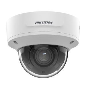 Hikvision cámara Domo IP gama VALUE - Resolución 5 MPx (2952x1944) - Lente 7~35 mm - Micro SD | Powered by DarkFighter | Salida 12V - IR alcance 50 m | MD 2.0 | PoE | Alarmas | Audio - AcuSense | Reconocimiento facial | IP67, IK10