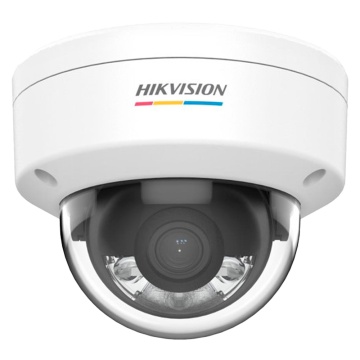 HIKVISION - Dome IP chamber Gama Value - Resolution 4 Megapixel (2560x1440) - 2.8 mm lens: Colorvu: Inlaid microphone - Hybrid light 30 m | POE IEEE802.3AF | MicroSD - Movement Detection 2.0 | IP67, IK08