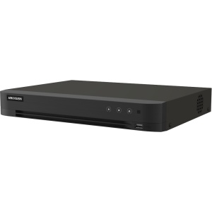 Hikvision DVR 5n1 gama VALUE - 8 CH HDTVI / HDCVI / AHD / CVBS - Até 16 canais IP - Resolução máxima de entrada 8Mpx - AcuSense (8 Ch) | Reconhecimento facial (4Ch) | 1 HDD - Deteção de movimento 2.0 em todos os canais