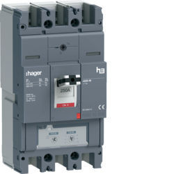 HMJ250DR - Breaker X630 TM 3P -3D 250A 50KA HAGER EAN: 3250613199296