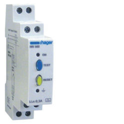 HR502 - Relé dif. tipo A instantâneo 0,3A HAGER EAN:3250613281304