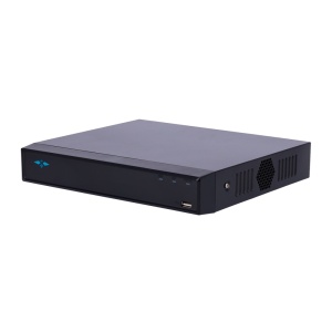 IP X -Security Ai Recorder - 16 CH Video IP - Résolution maximale 12 MPX - 80 Mbps Largeur de bande - HDMI Full HD et VGA Sortie - Admettez 1 disque dur
