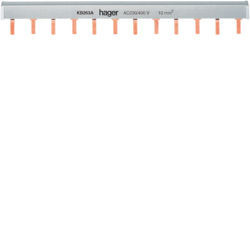 KB263A - Lig. 2P 63A (Pont.) 10 mm² 12m Hager Ean: 3250613720339