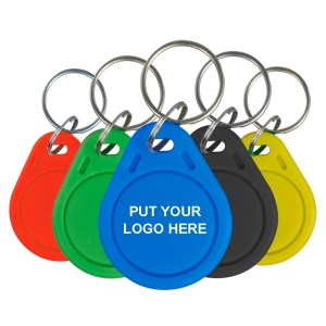 Key holder customizable proximity tag - in 125 kHz passive | 1,000 Units - Personalized ID Number and Logotype Printed - Personalized Logotype Up to 2 Colors - Tag Color Elegable 5 Different - Send the logo, color and Wed
