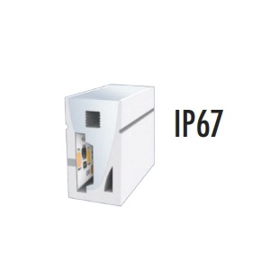 LED néon L 9.6W 24V 3000K IP67
