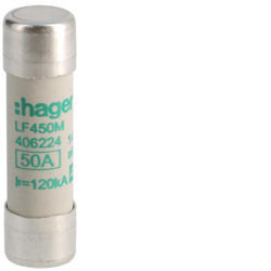 LF450M - Fusível 14x51 aM 50A 400V HAGER EAN:3250614062247