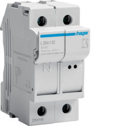 LSN412 - Circuit 1p+N 25A L31 2m HAGER EAN: 3250614120053