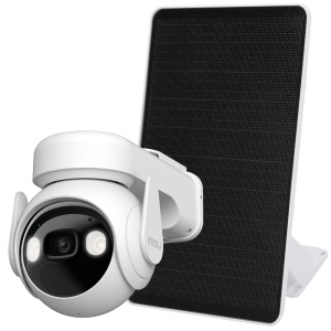 Maison 4G avec batterie entrée 3 mégapixels - Mouvement automatique et suivi - 3,6 mm / IR 30m / lentille LED blanche - Détection humaine par PIR - Comprend Solar 9W Panneau - ajustement extérieur IP66