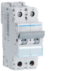 MMN210 - Disjuntor magnético 2P 10A 25kA 2M HAGER EAN:3250614440069