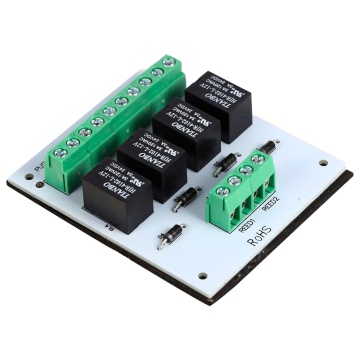 Módulo de relé - Criação de eclusas de porta dupla - Saída dupla - Pequeno tamanho - Apto para todos os tipos de portas - Alimentação DC 12 V