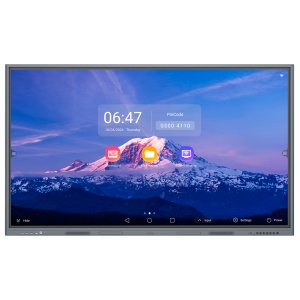 Monitor interativo 65" - Resolução 4K - Android 13 - Processador Quad-Core - 4 GB RAM e 32 GB ROM