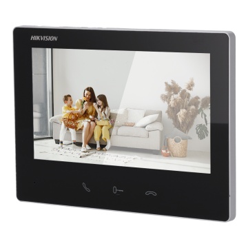 Monitor Videory - Affichage TFT 7 "- Audio bidirectionnel | LED d'état - 2 lignes HD - groove de carte microSD jusqu'à 128 Go - Ensemble de surface