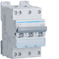 NFT816 - Interruttore magnetotermico 3P+N 16A C 6/10KA 3M HAGER EAN:3250614635731
