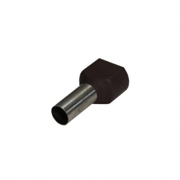 OFTCS12 - Doppelspitze isoliert 2 x 10,0 mm rot (100 un) Omnium Elektrisch