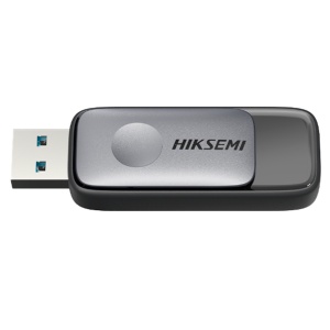 Pendrive USB Hikvision - Capacidade 128 GB - Interface USB 3.2 - Velocidade máxima de leitura/escrita 120/45 MB/s - Design compacto | Cor cinzenta