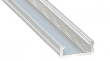Perfil alum. Linha Basic Saliente 16x6.3x2000mm TIPO D