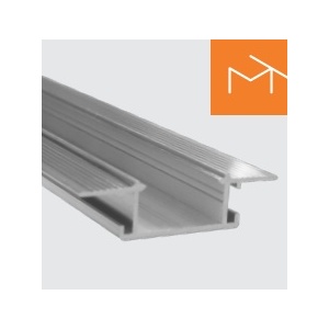 Perfil alum. Linha Design Encastre Gesso 57,4x14,8x3000mm