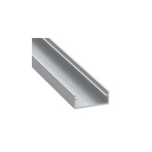 Perfil alum. Linha Design Saliente 27,4x10,5x2000mm Anodizado