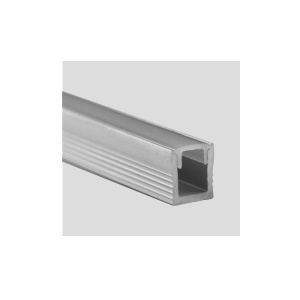 Perfil de alumi. Sal anodizado 7,8x9x2000mm Semi-Opal ELVAS