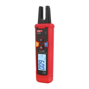 Pinça amperimétrica do tipo garfo - Medição de intensidade em AC e DC até 60A - Medição de tensão em DC e AC até 600V - Alta precisão com medição True RMS - Medição de resistência e frequência | Função NCV
