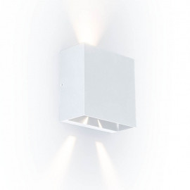 Poutres Gémeaux LED blanc 10w 400lm 3000K IP54