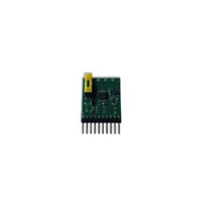 RCB50E - Ditec Módulo recetor bi-frequência 433-868 MHz de encaixe para quadros de comando com descodificador de rádio incorporado. Conector macho