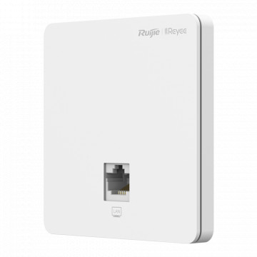Reyee - AP de muro omnidireccional Wi-Fi 5 - Frecuencia 2.4 e 5 GHz - Apoyo 802.11 b/g/n/ac Wave1/Wave2 - Actuación AC1267 Puertas Rápido Éternet - Instalación de cajas de mecanismos