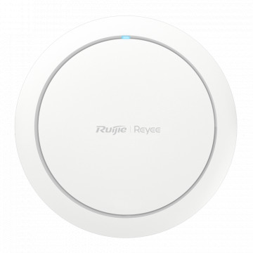 Reyee - AP Wi -Fi Omni -Directional 6 - Frequency 2.4 and 5 GHz/160MHz Channel Width - Supports 802.11A/B/G/N/AC/AX - Wi -Fi Transfer Rate up to 3000 Mbps - Mu -Mimo Antennas 2x2 in 2.4GHz, 2x2 in 5GHZ