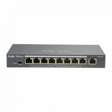 Reyee Managable Cloud POE Switch - 8 Ports POE 802.3AF/AT + 1 UPLINK RJ45 - 8 RJ45 10/00/1000 MBPS + 1 RJ45 10/100/1000Mbit/s - 30W pro Tür 802.3AF/AT/Maximum 120W - VLAN/BOOP/Loop -Erkennung - Hausbegrenzung - Hausbegrenzung - Hausbegrenzung - Hausbegrenzung - Hausbegrenzung - Hausbegrenzung - Hausbegrenzung - Hauslimit