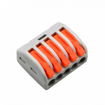 SAFIRE - Connecteur de câble - 1 entrée et 4 sorties - Câblemètre 28 ~ 12AWG - Longueur de plage 10 mm - 10 unités