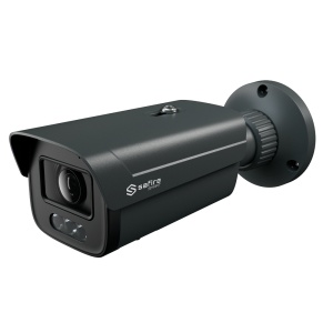 Safire Smart - Câmara Bullet IP gama I1 AI Avançada e DualLight - Resolução 4 Megapixel (2688x1520) - Lente motorizada 2.7~13.5mm | IV 50m &amp; WL 40m - IA avançada:Perímetro, Facial, Contagem, Metadados - IP66 | PoE.af | Dissuasão ativa | Alarmes | P2P