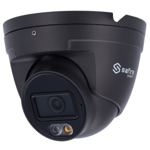 Safire Smart - Câmara Turret IP gama I1 AI Avançada e DualLight - Resolução 4 Megapixel (2688x1520) - Lente 2.8 mm | Áudio | IV 30m &amp; WL 30m - IA avançada:Perímetro, Facial, Contagem, Metadados - Impermeabilização IP67 | PoE (IEEE802.3af) | P2P