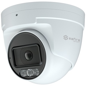Safire Smart - Câmara Turret IP gama I1. - Resolução 8 Megapixel (3840x2160) - Lente 2.8 mm | Microfone | Luz branca 20~30m - Deteção humana e de veículos - Impermeabilidade IP67 | PoE (IEEE802.3af)