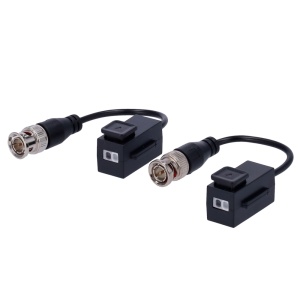 SAFIRE Twisted Pair Passiver Transceiver – Optimiert für HDTVI, HDCVI, AHD und CVBS – 1 Videokanal – Passiver, 2-poliger Stecker – Reichweite: 150 ~ 450 m – Auflösung 4K, 4 Mpx, 3 Mpx, 1080p, 720p