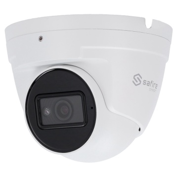 Safre Smart - Dome IP House Gama I2 AI Advanced - Résolution 6 Megapixel (3296 × 1856) - 2,8 mm Lens | Audio | IR 30M | Mic - Avancé: métadonnées vidéo et détecc. Facial - IP67 Imperméabilité | Poe (IEEE802.3af)