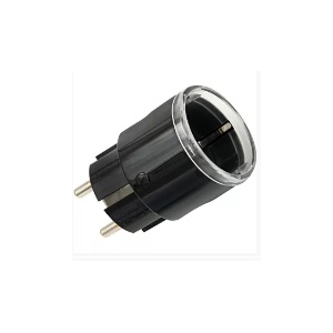 Shelly Plug S MTR Gen3 Negro - Enchufe Inteligente WiFi Matter con Medidor de Consumo y Luz LED 230VAC (12A 2500W) - Negro