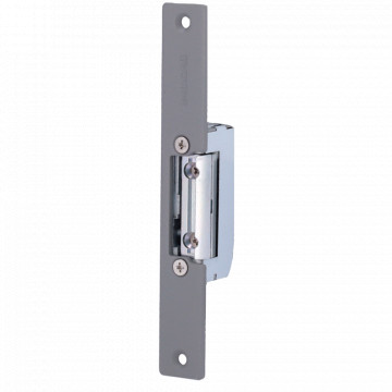 Sistema de abertura de portas eléctrico Dorcas - Instalação com corte da moldura - Fechadura radial ajustável - NC Fail Safe invertido | Até 330 kg - Alimentação DC 12V