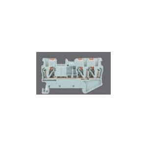 SOFLIGHT – SL-BD2225PI-G – Doppelleitungs-Push-in-DIN-Schienen-Klemmenblock, 0,2–2,5 mm, 800 V/31 A, Grau