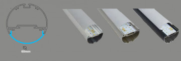 SOFLIGHT - 017.0580ANO.001.84 - Luminária LED 580mm Olivais 60 Antracite