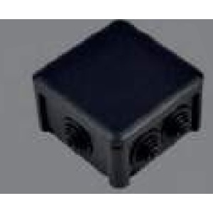 SOFLIGHT - 200.080.044.035.BB - Caixa Derivação IP66 s/ Bucins 80x44x35mm Preta