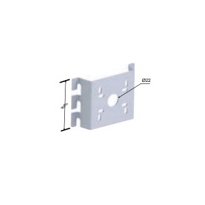 SOFLIGHT-CV-SUP-CX-01-BR-1-Support for Cx. Der. W/ Way Cables Varão White 9010 Mate