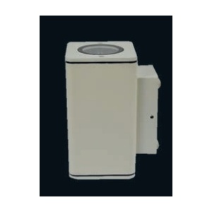 SOFLIGHT - SL-1961-WH - Aplique de Muro Cuadrado 2xGU10 Blanco