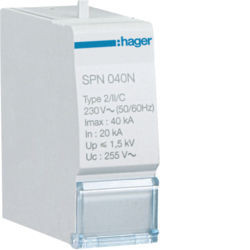 SPN040N - Carro. recargar N 40kA c/resonancia. p/SPN2/4 HAGER Ean:3250615660213